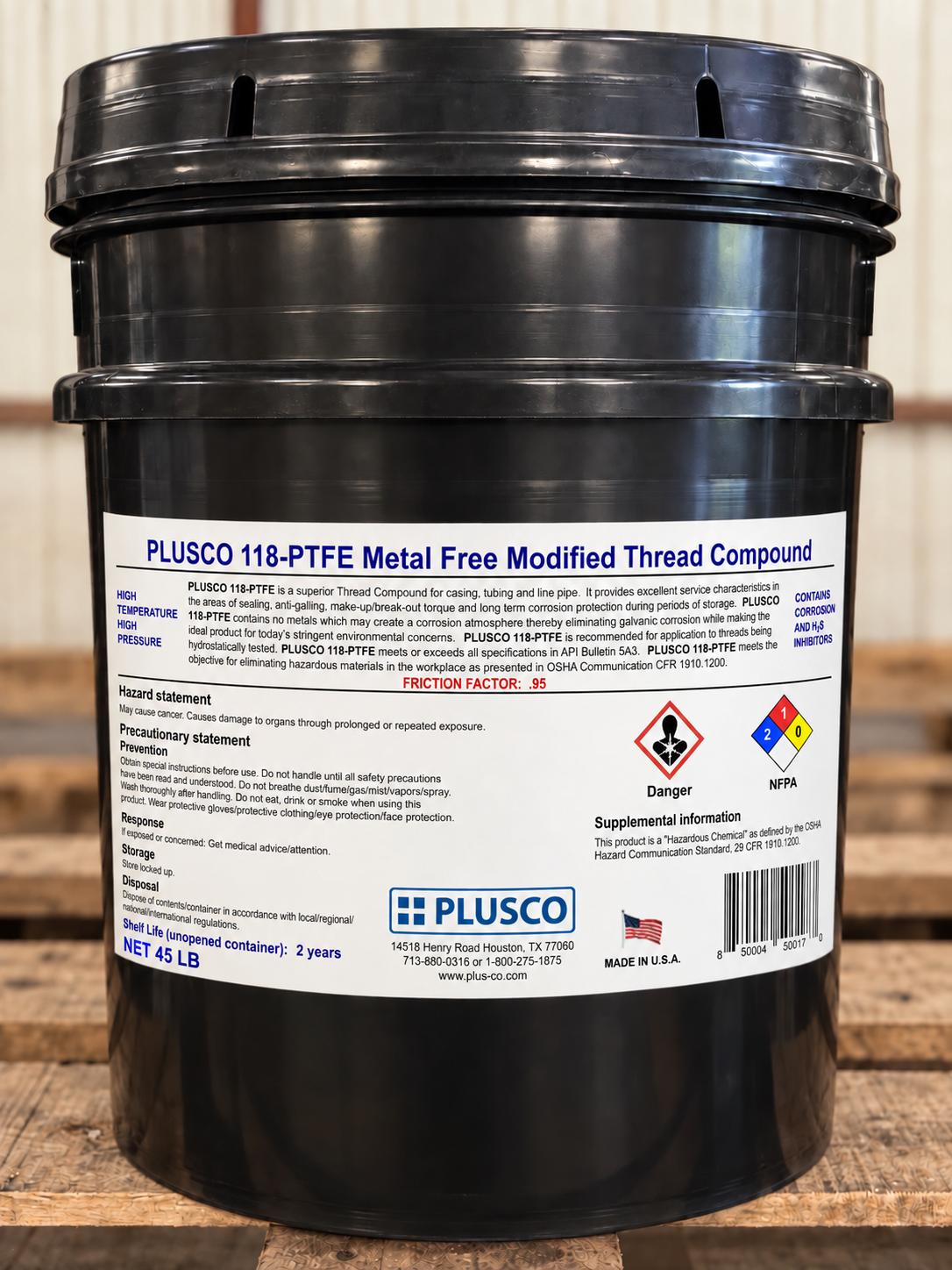 PLUSCO 118 High Temperature Metal Free